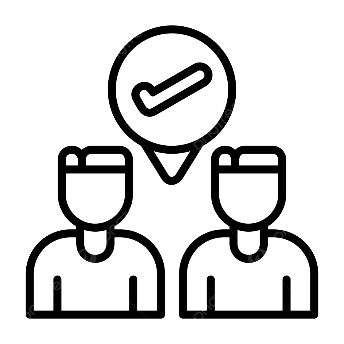 Pngtree partner line icon png image 9063111